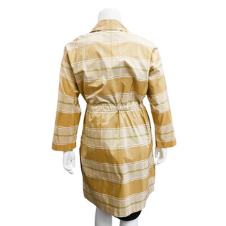 LAFAYETTE148 | Sesame Plaid Vincenza Topper Coat