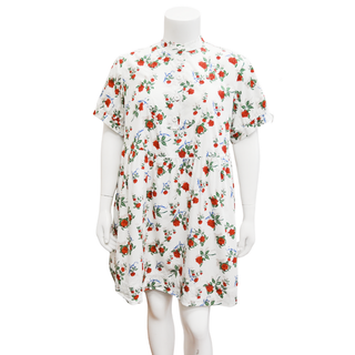 SEE BY CHLOE | Rose-Print Poplin Shirtdress