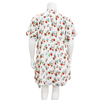 SEE BY CHLOE | Rose-Print Poplin Shirtdress