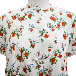 SEE BY CHLOE | Rose-Print Poplin Shirtdress