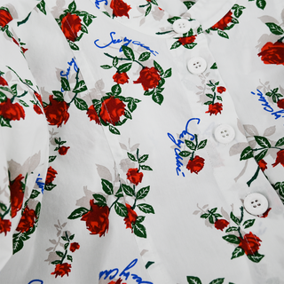 SEE BY CHLOE | Rose-Print Poplin Shirtdress