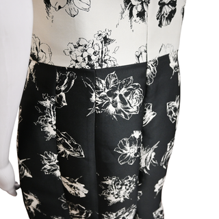 LELA ROSE | Floral Strapless Mini Dress