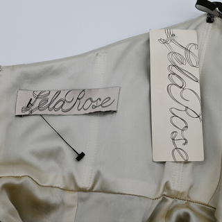 LELA ROSE | Floral Strapless Mini Dress