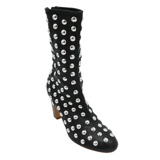 KHAITE | Apollo Studded Leather Booties