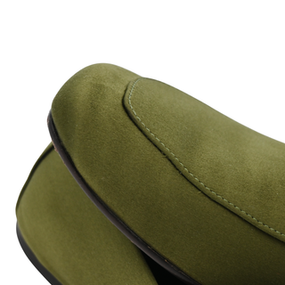 KHAITE | Olive Monroe Satin Loafers