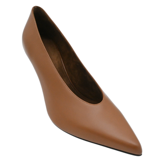 LORO PIANA | Tan Viola High Leather Wedges