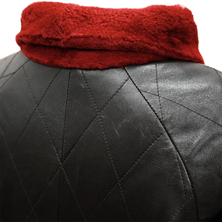 OSCAR DE LA RENTA | Diamond Fur & Leather Reversible Coat