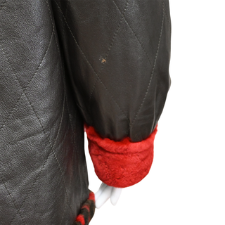 OSCAR DE LA RENTA | Diamond Fur & Leather Reversible Coat