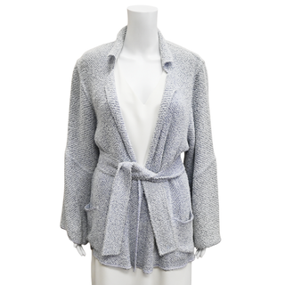 CHANEL | Light Blue Knit Cardigan