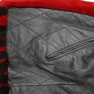 OSCAR DE LA RENTA | Diamond Fur & Leather Reversible Coat