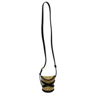 ALEXANDER MCQUEEN | The Curve Gold Crystal Mini Bag
