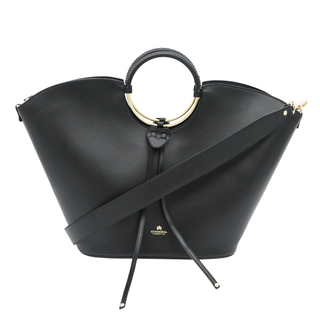 CUOIERIA FIORENTINA | Black Oblo Maxi Tote Bag