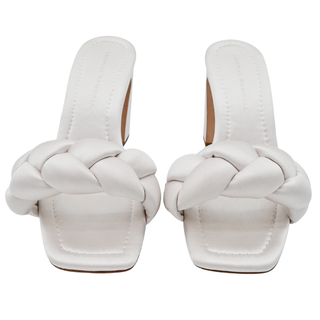 LOEFFLER RANDALL | Freya Braided Curve Satin Heels