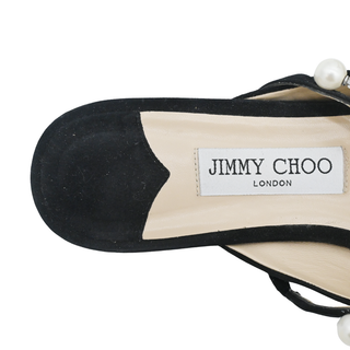 JIMMY CHOO | Amaya Pearly Suede Flats