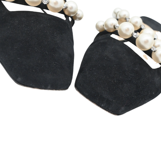 JIMMY CHOO | Amaya Pearly Suede Flats