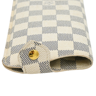 LOUIS VUITTON | Damier Azure Etui Lunettes Glasses Case