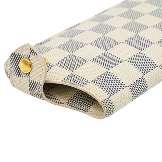 LOUIS VUITTON | Damier Azure Etui Lunettes Glasses Case