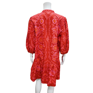 FARM RIO | Olivia Red Floral Mini Dress