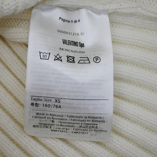 RED VALENTINO | Colorblock Ribbed Knit Sweater