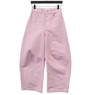 LOEWE | Pale Pink Barrel Wide-Leg Pants