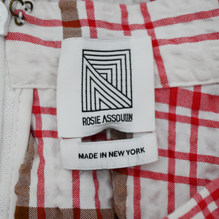 ROSIE ASSOULIN | I Sheer Right Through You Plaid Midi Skirt