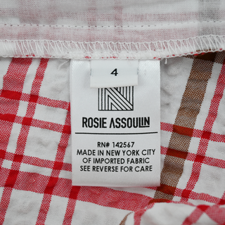 ROSIE ASSOULIN | I Sheer Right Through You Plaid Midi Skirt