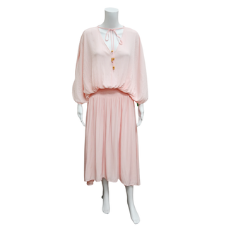 RAMY BROOK | Harmonie Candy Pink Pleated Dress