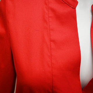 KHAITE | Suzanne Red Cotton Poplin Blouse