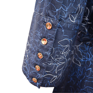 HILTON HOLLIS | Dimen Navy Combo Floral Dress