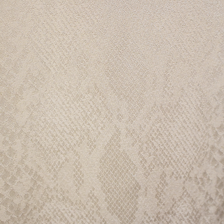 SALLY LAPOINTE | Ivory Snake Effect Wide Leg Pants