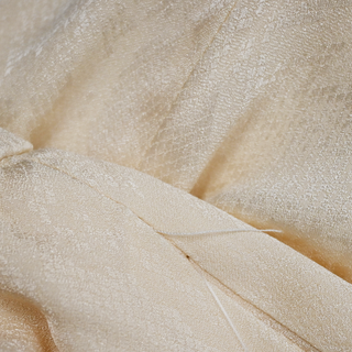 SALLY LAPOINTE | Ivory Snake Effect Wide Leg Pants