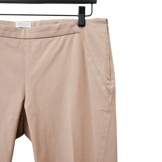 BRUNELLO CUCINELLI | Tan Skinny-Leg Pants