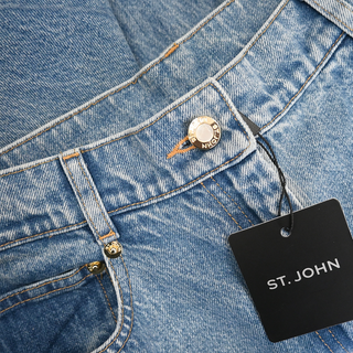 ST JOHN | Jolie Wide Leg Denim Jeans