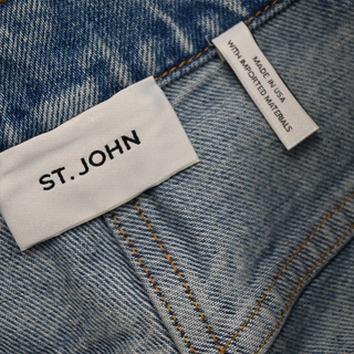 ST JOHN | Jolie Wide Leg Denim Jeans
