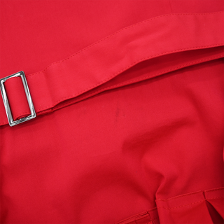 PRADA | Raspberry Cotton Blend Shirt Dress