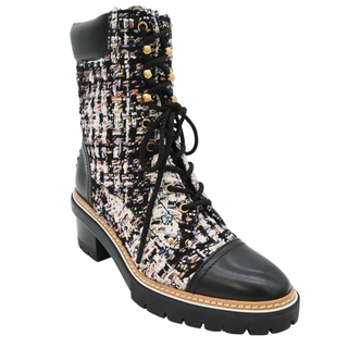 TORY BURCH | Miller Tweed Lug Sole Booties