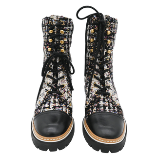 TORY BURCH | Miller Tweed Lug Sole Booties