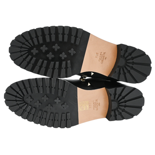 VALENTINO | Black Leather Rockstud Ankle Booties