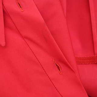 PRADA | Raspberry Cotton Blend Shirt Dress