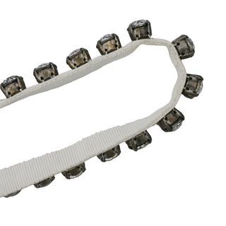 MARC JACOBS | Ivory & Black Striped Satin Dress