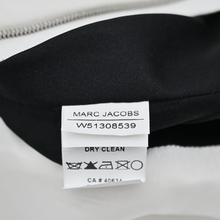 MARC JACOBS | Ivory & Black Striped Satin Dress