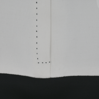 MARC JACOBS | Ivory & Black Striped Satin Dress