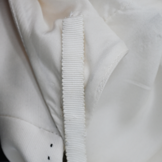 MARC JACOBS | Ivory & Black Striped Satin Dress