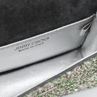 JIMMY CHOO | Paris Mini Glitter Crossbody Bag