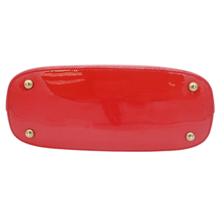 GUCCI | Bright Bit Red Patent Horsebit Satchel Bag