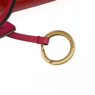 GUCCI | Bright Bit Red Patent Horsebit Satchel Bag
