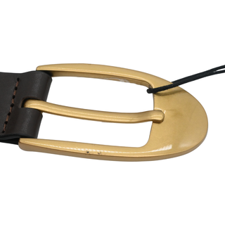 RAG & BONE | Gemma Dark Espresso Woven Belt