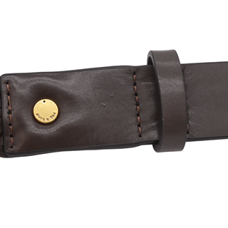 RAG & BONE | Gemma Dark Espresso Woven Belt