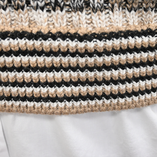 VERONICA BEARD | Spear Mixed-Media Sweater Vest Top