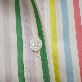 CAROLINA HERRERA | Striped Cotton Midi Shirt Dress